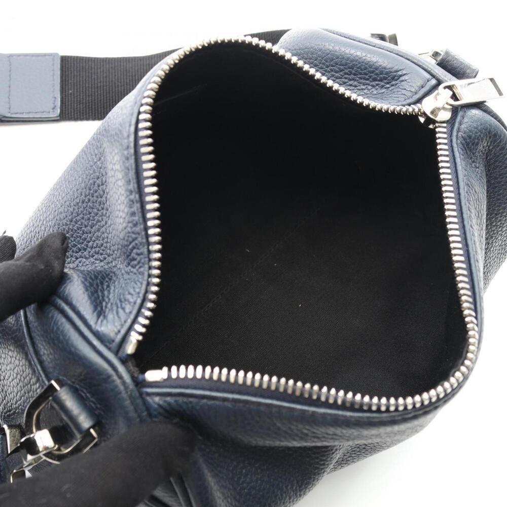 CHRISTIAN DIOR Blue Leather Shoulder Bag - Picture 3 of 9